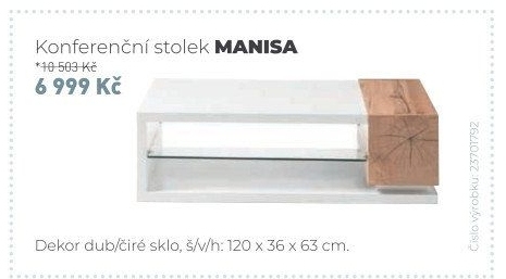 Konferenční stolek Manisa