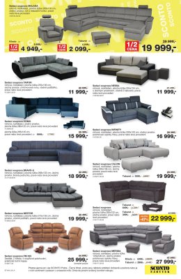 akční leták Sconto nábytek 25.9.2019-8.10.2019