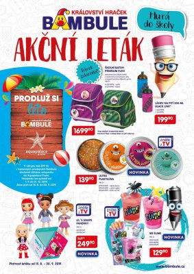 akční leták Bambule 15.8.2019-30.9.2019