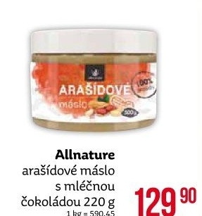Arašídové máslo Allnature
