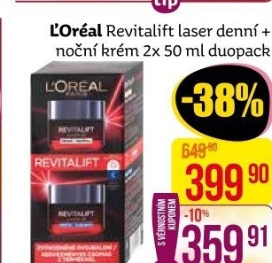 Balení krém denní a noční Revitalift Laser X3 L'