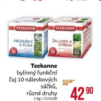 Čaj bylinný Funkční Teekanne