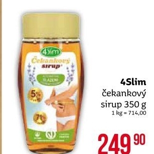 Čekankový sirup 4Slim