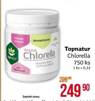 Doplněk stravy Chlorella Topnatur