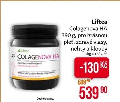 Doplněk stravy Colagenova HA Liftea