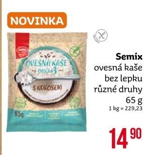 Kaše ovesná Omega 3 bez lepku Semix