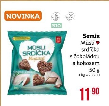 Müsli srdíčka Semix