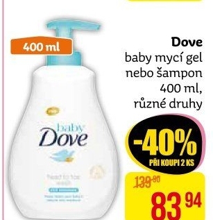 Mycí gel Baby Dove