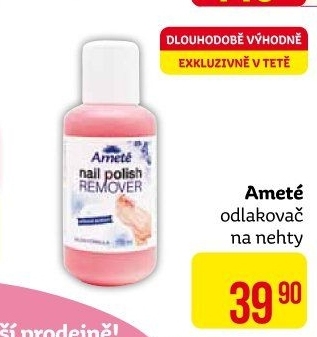 Odlakovač na nehty Ameté