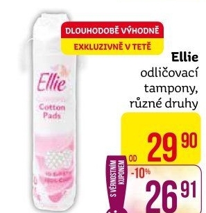 Odličovací tampony Ellie