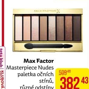 Paletka očních stínů Masterpiece Nudes Max Factor