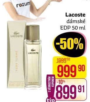 Parfémovaná voda dámská Lacoste