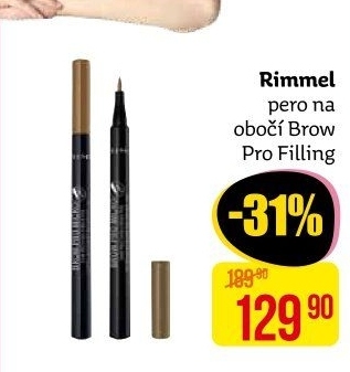Pero na obočí Brow Pro Filling Rimmel