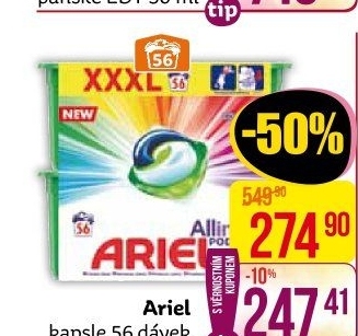 Prací kapsle Ariel