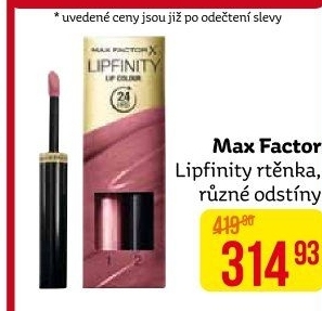 Rtěnka Lipfinity Max Factor