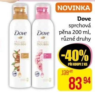 Sprchová pěna Dove