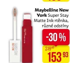 Tekutá rtěnka Superstay Matte Ink Maybelline