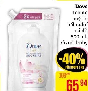 Tekuté mýdlo Dove - náhradní náplň