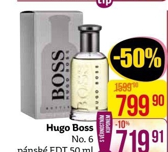 Toaletní voda pánská No.6 Hugo Boss