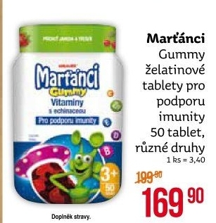 Vitamíny Gummy Marťánci