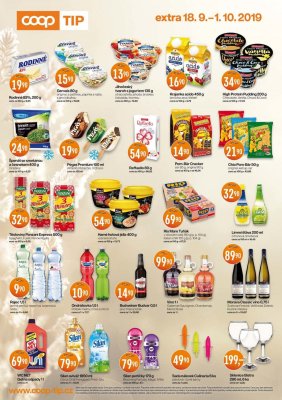 akční leták COOP 18.9.2019-1.10.2019