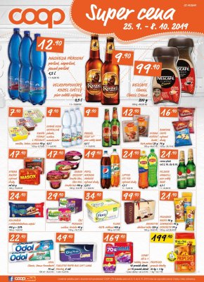 akční leták COOP 25.9.2019-1.10.2019