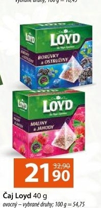 Čaj ovocný Loyd
