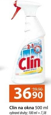 Čistič oken s alkoholem Clin