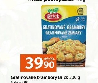Gratinované brambory Brick