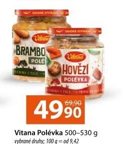 Hotové polévky Vitana