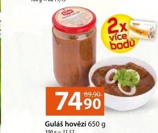 Hovězí guláš Sláma