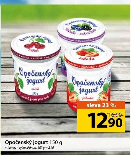 Jogurt ochucený Opočenský Bohemilk