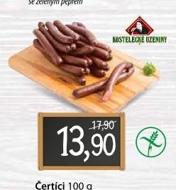 Párky Čertíci Kostelecké uzeniny