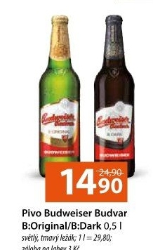 Pivo světlý ležák B: Original Budweiser Budvar