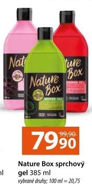 Sprchový gel Nature box
