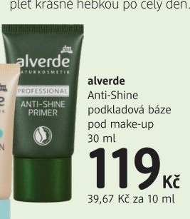 Báze pod Make up Anti-Shine Alverde