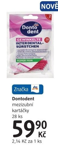 Kartáčky mezizubní Dontodent