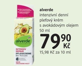 Krém pleťový intenzivní s avokádovým olejem bio Alverde