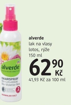 Lak na vlasy Alverde