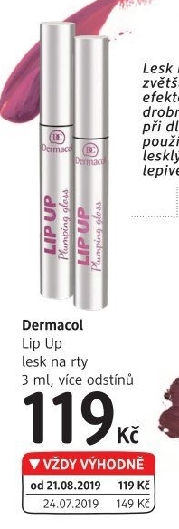 Lesk na rty Lip Up Dermacol