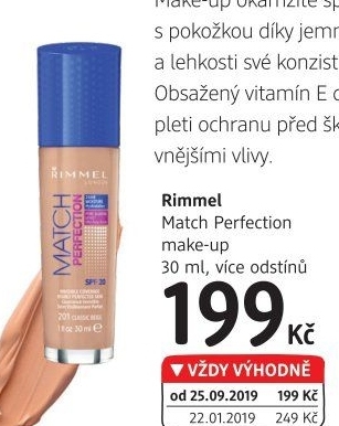 Make up Match Perfection Rimmel