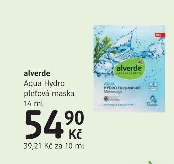 Maska pleťová bio Alverde