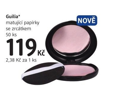 Matující papírky Guilia