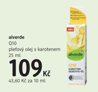 Olej pleťový Q10 Alverde