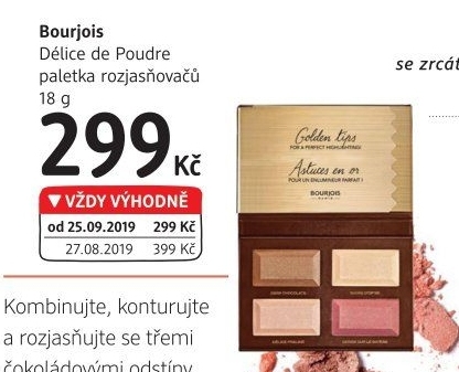 Paletka rozjasňovačů Delice de Poudre Bourjois