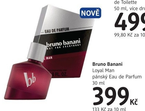 Parfemovaná voda pánská Loyal Man Bruno Banani