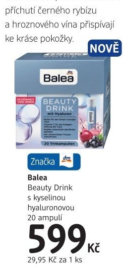 Pleťový Beauty Drink s kyselinou hyaluronovou Balea
