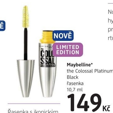Řasenka Colossal Platinum Maybelline