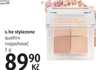 Rozjasňovač Quattro stylezone s.he