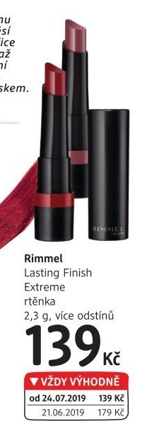 Rtěnka Lasting Finish Extreme Rimmel